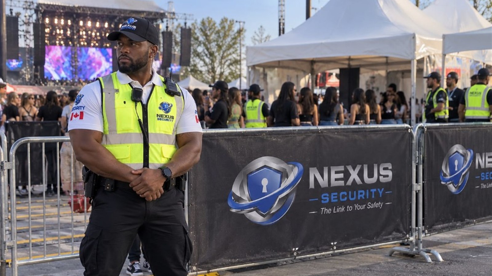 Nexus Security guard at an event
